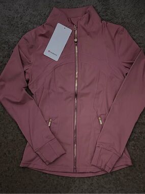 Lululemon Pink Define Jacket Size 6
